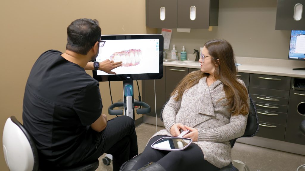 3D scan with professional dentist in Alberta - Quarry Park Dental