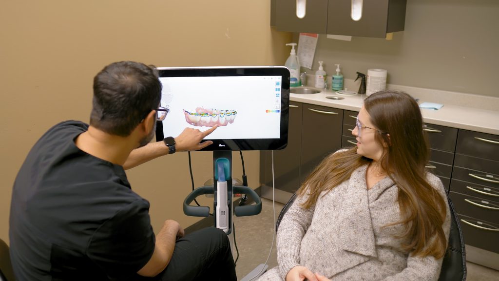 3D scan with family dentist in Alberta - Quarry Park Dental